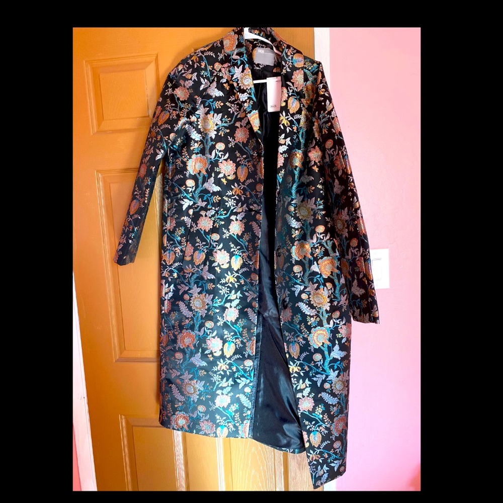 ASOS Jacquard coat.